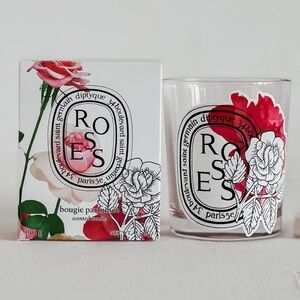 RARE Diptyque Roses Candle Jar Limited Edition EMPTY No candle